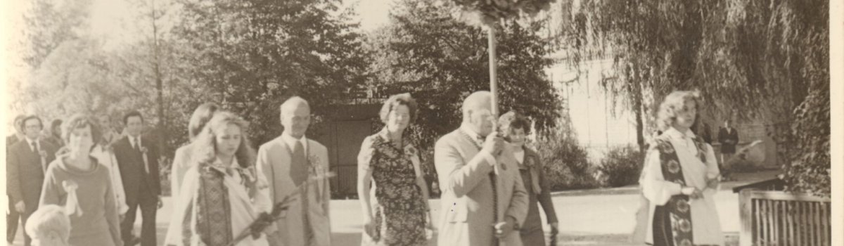Salaspils dziedāšanas biedrības 100 gadu jubilejas gājiens