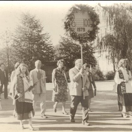 Salaspils dziedāšanas biedrības 100 gadu jubilejas gājiens